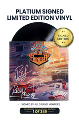 Limited Platinum Edition: Includes Jack Blades, Kelly Keagy, Brad Gillis, Keri Kelli, and Eric Levy's Personal Autographs on Vinyl Jacket in Silver Ink. 1 of 349.