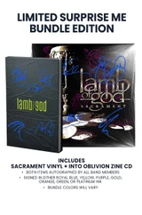 Limited Surprise Me Bundle Edition: Includes Randy Blythe, Mark Morton, John Campbell, and Willie Adler's Autographs on Both Items in  Royal Blue, Yellow, Purple, Gold, Orange, Green or Platinum Ink. Bundle Colors Will Vary.