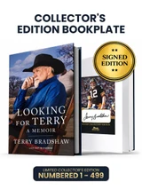Limited Collector's Edition: Includes Terry Bradshaw's Personal Autograph on Custom Bookplate Inside Book in Black Edition. Numbered 1  through 499.