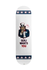Serj Tankian Hand-Embellished & Signed in Red: Extremely Limited. Only 19 Units Available. Each personally embellished by Serj with hand-applied paint.