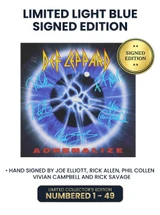 Limited Light Blue Edition: Includes Joe Elliott, Phil Collen, Rick Allen, Rick Savage, and Vivian Campbell's Personal Autographs on Vinyl Jacket in Light Blue Ink. Numbered 1 through 49.