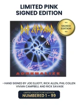 Limited Pink Edition: Includes Joe Elliott, Phil Collen, Rick Allen, Rick Savage, and Vivian Campbell's Personal Autographs on Vinyl Jacket in Pink Ink. Numbered 1 through 99.