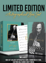 Numbered Limited Edition Collector's Box Set: Includes: Box Set & Black Autographed (Flatsigned) Book, Numbered #1/500, Signed Sheet Music Autographed By Kenny G.