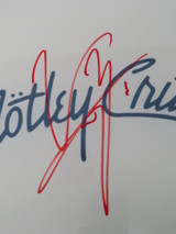 Motley Crue Signed Drumhead WIT698549