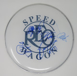 REO Speedwagon Signed Drumhead LH-RR58827