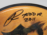 Todd Rundgren Signed Drumhead RR58595