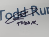 Todd Rundgren Signed Drumhead RR58653