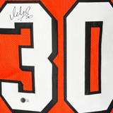 Ickey Woods Signed Cincinnati Orange Football Jersey (Beckett)