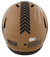 Bills Josh Allen Signed Salute To Service II F/S Speed Proline Helmet BAS Wit