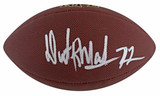 Commanders Dexter Manley Authentic Signed Super Grip Nfl Football BAS Witnessed