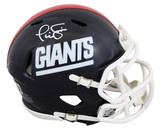 Giants Phil Simms Signed 1981-99 TB Speed Mini Helmet W/ Case BAS Witnessed Giants Phil Simms Signed 1981-99 TB Speed Mini Helmet W/ Case BAS Witnessed