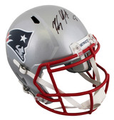Patriots Rob Gronkowski Signed Full Size Speed Rep Helmet w/ Case Steiner Patriots Rob Gronkowski Signed Full Size Speed Rep Helmet w/ Case Steiner