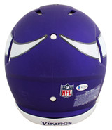 Vikings Justin Jefferson Signed Full Size Speed Proline Helmet BAS Witnessed