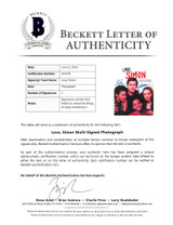 Love, Simon (3) Nick Robinson, Shipp, & Lendeborg Signed 8x10 Photo BAS #A57078