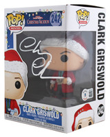 Chevy Chase Christmas Vacation Signed Funko Pop Figure w/ White Sig BAS Witness