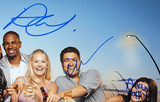 Happy Endings (5) Knighton, Pally, Wayans, Wilson & Coupe Signed 12x18 Photo BAS
