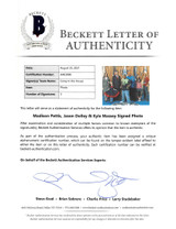 Corey In The House (3) Pettis, Dolley & Massey Signed 11x14 Photo BAS #AA03999