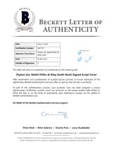 Frequency (3) List, Phifer, Smith Authentic Signed Script Cover BAS #AB77617