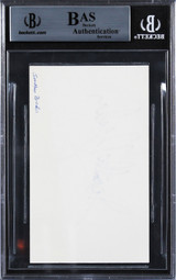 Jonathan Brandis seaQuest DSV Authentic Signed 3x5 Index Card BAS Slabbed