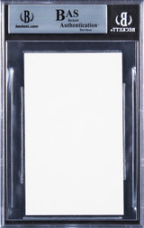 Lea Thompson Back To The Future Authentic Signed 3x5 Index Card BAS Slabbed