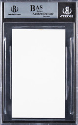 Tom Sizemore Saving Private Ryan Authentic Signed 3x5 Index Card BAS Slabbed