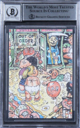 Chevy Chase Signed 2023 Topps Garbage Pail Kids #42A Card Auto 10! BAS Slabbed