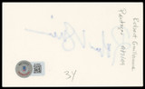 Robert Guillaume The Lion King Authentic Signed 3x5 Index Card BAS #BL98605