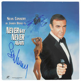 Sean Connery & Kim Basinger James Bond 007 Signed Laserdisc Cover W/Disk BAS