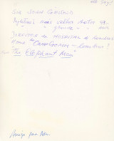 John Gielgud Arthur "Best Wishes" Authentic Signed 4.75x6 Photo BAS #BK43348