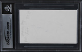 Charlie Day It's Always Sunny in Philadelphia Signed 3x5 Index Card BAS Slabbed