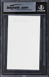 Randy Quiad National Lampoon's Vacation Signed 3x5 Index Card BAS Slabbed