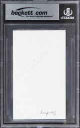 Courtney Thorne-Smith Melrose Place Authentic Signed 3x5 Index Card BAS Slabbed Version 1