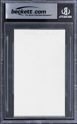 Sarah Jessica Parker Sex And The City "Peace" Signed 3x5 Index Card BAS Slabbed