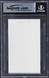 Judge Reinhold Stripes Authentic Signed 3x5 Index Card Autographed BAS Slabbed
