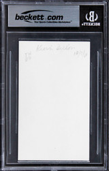 Kevin Dillon Entourage Authentic Signed 3x5 Index Card w/ Blue Sig BAS Slabbed 2