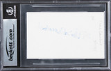 Frank Darabont The Shawshank Redemption Signed 3x5 Index Card BAS Slabbed
