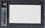 Dweezil Zappa The Running Man Authentic Signed 3x5 Index Card BAS Slabbed