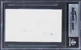 Milton Berle The Milton Berle Show Authentic Signed 3x5 Index Card BAS Slabbed Version 1
