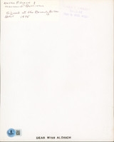 Walter Pidgeon & Maureen O'Sullivan Three Cheers for Love Signed 8x10 Photo BAS