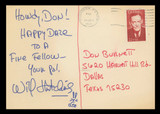 Will Hutchins Sugarfoot Authentic Signed 5x7 Postcard Autographed JSA #AX48128