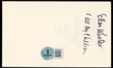 Ellen Wheeler All My Children Authentic Signed 3x5 Index Card BAS #BP50634