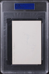 Joan Allen The Upside of Anger Authentic Signed 4x6 Index Card PSA/DNA Slabbed