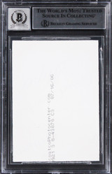 Terry McGovern Star Wars W/ Insc Signed Custom Trading Card Auto 10! BAS Slabbed