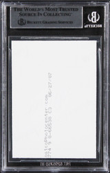 Brigitte Kahn Star Wars "Stand By Ion Control" Signed Custom Card BAS Slabbed