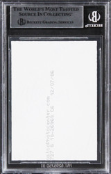 Alan Harris Star Wars "Bossk" Authentic Signed Custom Trading Card BAS Slabbed