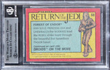 Star Wars (6) Randall, Horrigan, Skeaping +3 Signed 1983 ROTJ #68 Card BAS Slab