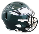 Eagles Jordan Davis Signed F/S Speed Rep Helmet W/ Case W/ Silver Sig JSA Wit
