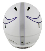 Vikings Justin Jefferson Signed 2024 Alt Full Size Speed Rep Helmet BAS Witness