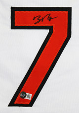 Billy Ripken Authentic Signed White Pro Style Jersey Autographed BAS Witnessed 2