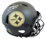 Steelers Joe Greene "HOF 87" Signed STS IV F/S Speed Proline Helmet W/ Case BAS